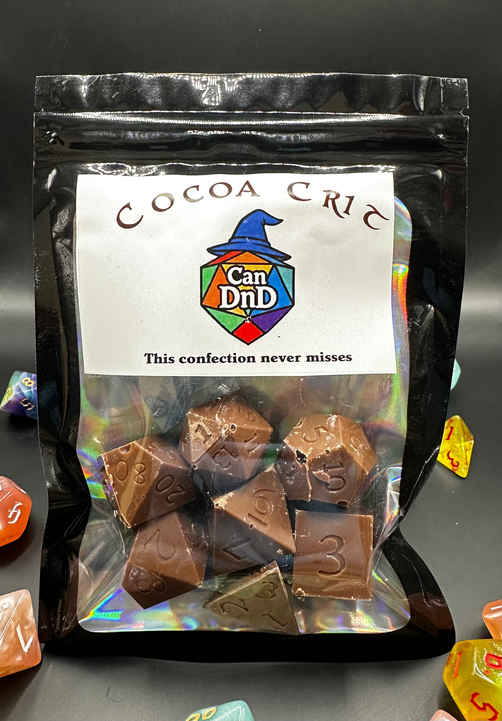 CanDnD Chocolate Dice