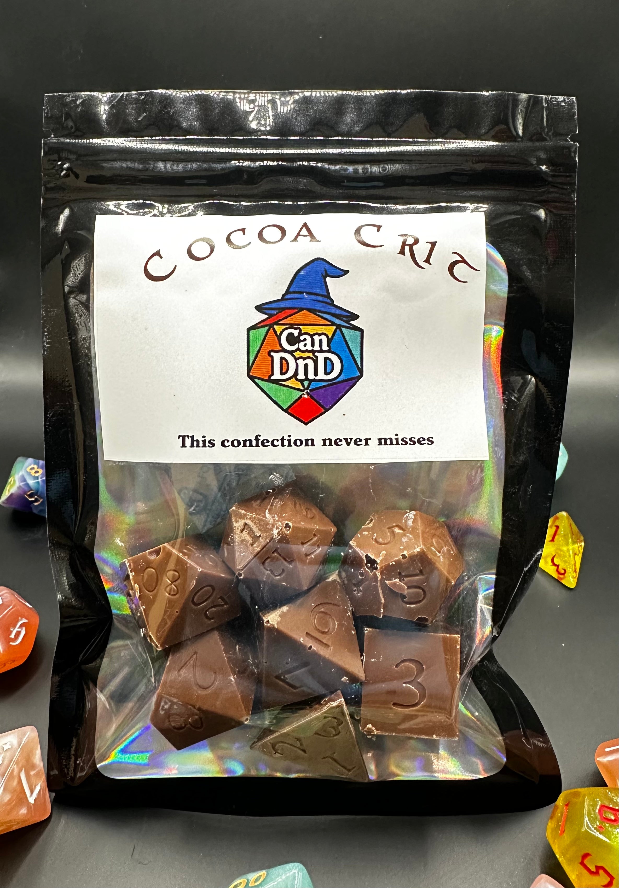 CanDnD Chocolate Dice