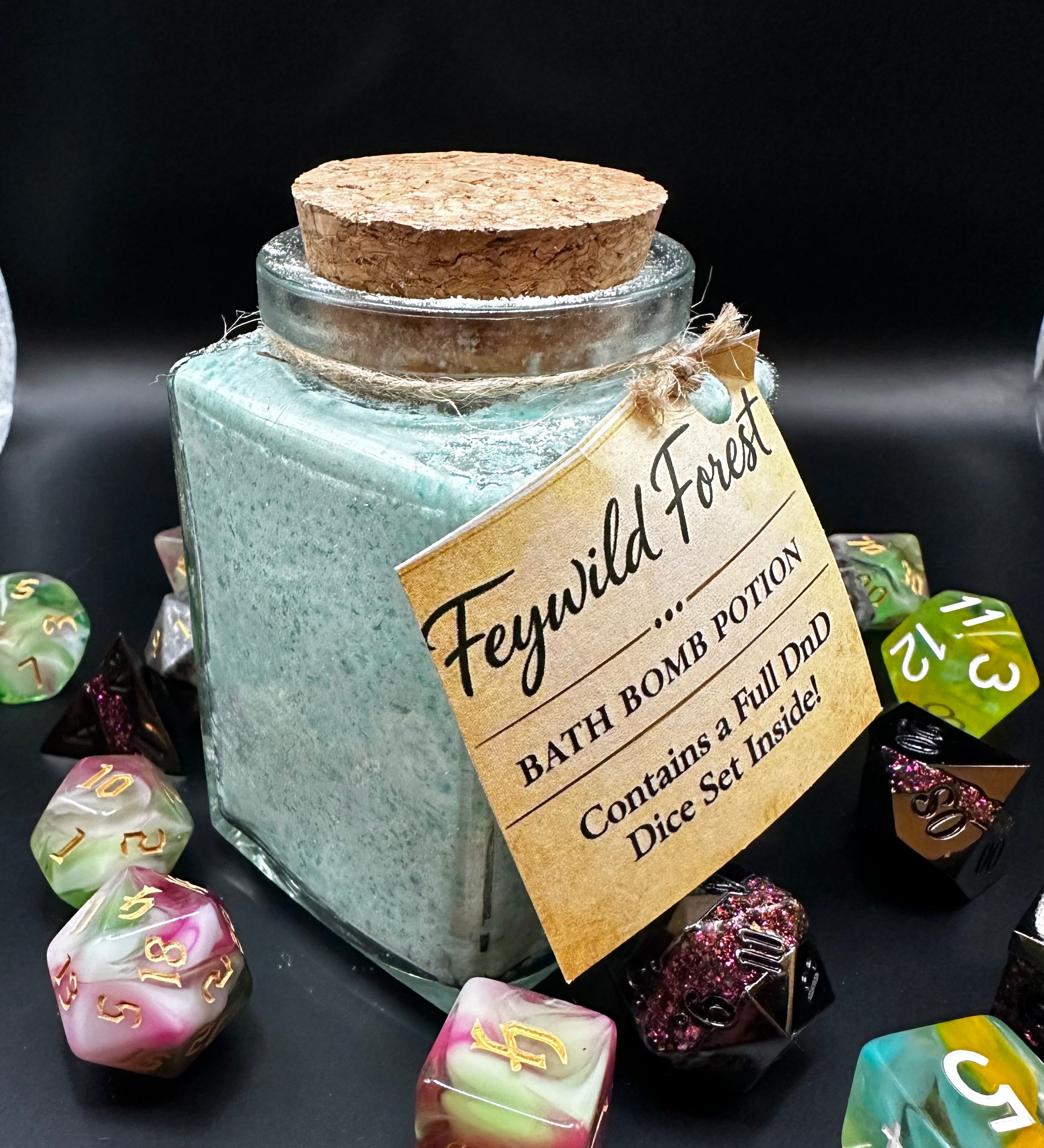 CanDnD Potion Dice Bath Bombs
